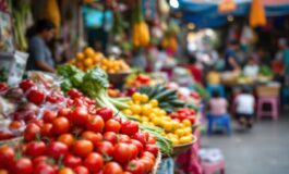 Grafico che illustra i cambiamenti nel commercio globale