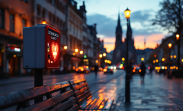 Un carabiniere soccorre un uomo colto da malore a Modena