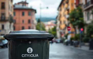 Immagine di cassonetti scomparsi nei Parioli di Roma