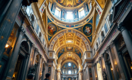 Cerimonia di chiusura nella Cappella Sistina con affreschi