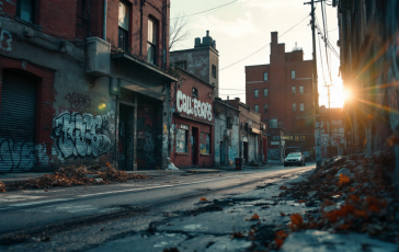 Donna con cicatrice, simbolo di una storia di violenza