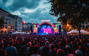 Immagine del concertone di Roma per la Festa dei Lavoratori