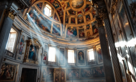 Immagine del conclave per eleggere il nuovo Papa