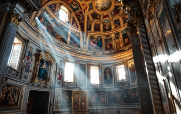 Immagine del conclave per eleggere il nuovo Papa