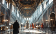 Cappella Sistina durante il conclave papale