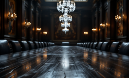 Immagine del Conclave in corso per l'elezione papale