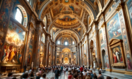 Momento storico del conclave per l'elezione papale