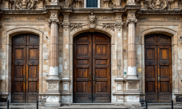 Immagine del conclave in corso per l'elezione papale