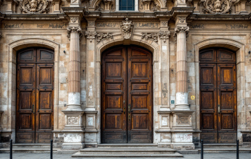 Immagine del conclave in corso per l'elezione papale