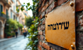 Cartello contro israeliani in una merceria di Milano