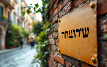 Cartello contro israeliani in una merceria di Milano