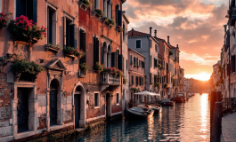 Il sindaco di Venezia Luigi Brugnaro in conferenza stampa