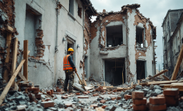 Operai estratti dalle macerie dopo il crollo a Magliano