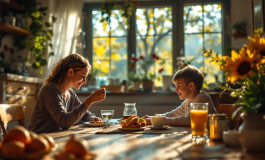 La famiglia Amico con il loro decimo figlio