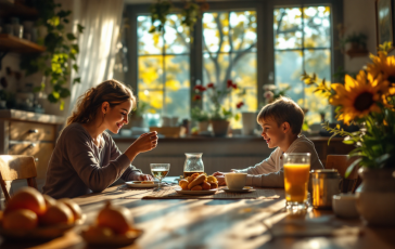La famiglia Amico con il loro decimo figlio