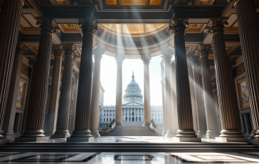 Senatori in discussione sulla riforma della giustizia