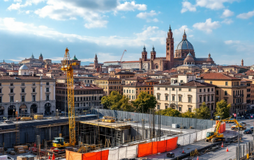 Operazioni di disinnesco di un ordigno a Bologna