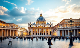 Il popolo festeggia l'elezione del nuovo papa in piazza