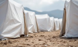 Immagine di migranti in arrivo a Lampedusa