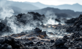 Mappa dei Campi Flegrei con segnalazioni sismiche