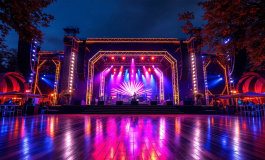 Immagine dell'Eurovision Song Contest con artisti sul palco