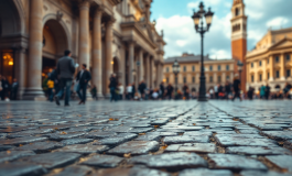 Celebrazione del quarto scudetto del Napoli con festeggiamenti