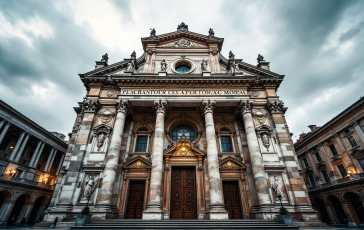 Fumata nera durante il Conclave della Chiesa cattolica