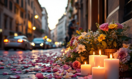 Funerali privati di Guerrino Casamonica in un contesto silenzioso