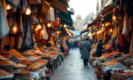 Giorgia Meloni durante la visita ufficiale in Uzbekistan