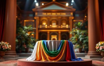 Giovani alfiere della Repubblica in cerimonia di premiazione