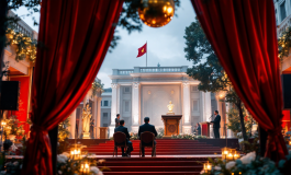 Giovani alfieri della Repubblica impegnati in atti altruistici