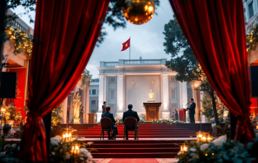 Giovani alfieri della Repubblica impegnati in atti altruistici