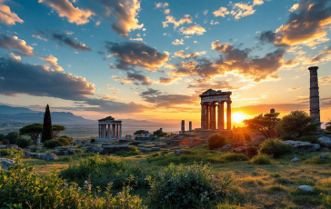 Attivisti giovani in azione per la crisi climatica a Paestum