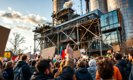 Manifestazione di giovani al Mirafiori per diritti e dignità