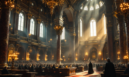 Immagine che rappresenta il conclave digitale e i social media