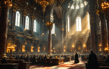 Immagine che rappresenta il conclave digitale e i social media