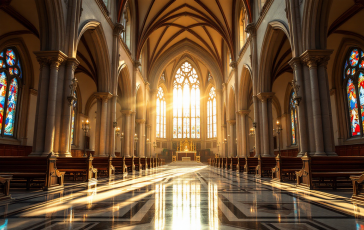 Il cardinale Bychok in un evento religioso significativo