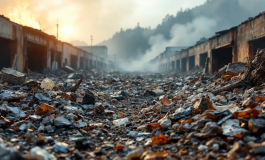 Incendio alla Ecogreen Planet Srl nella zona industriale