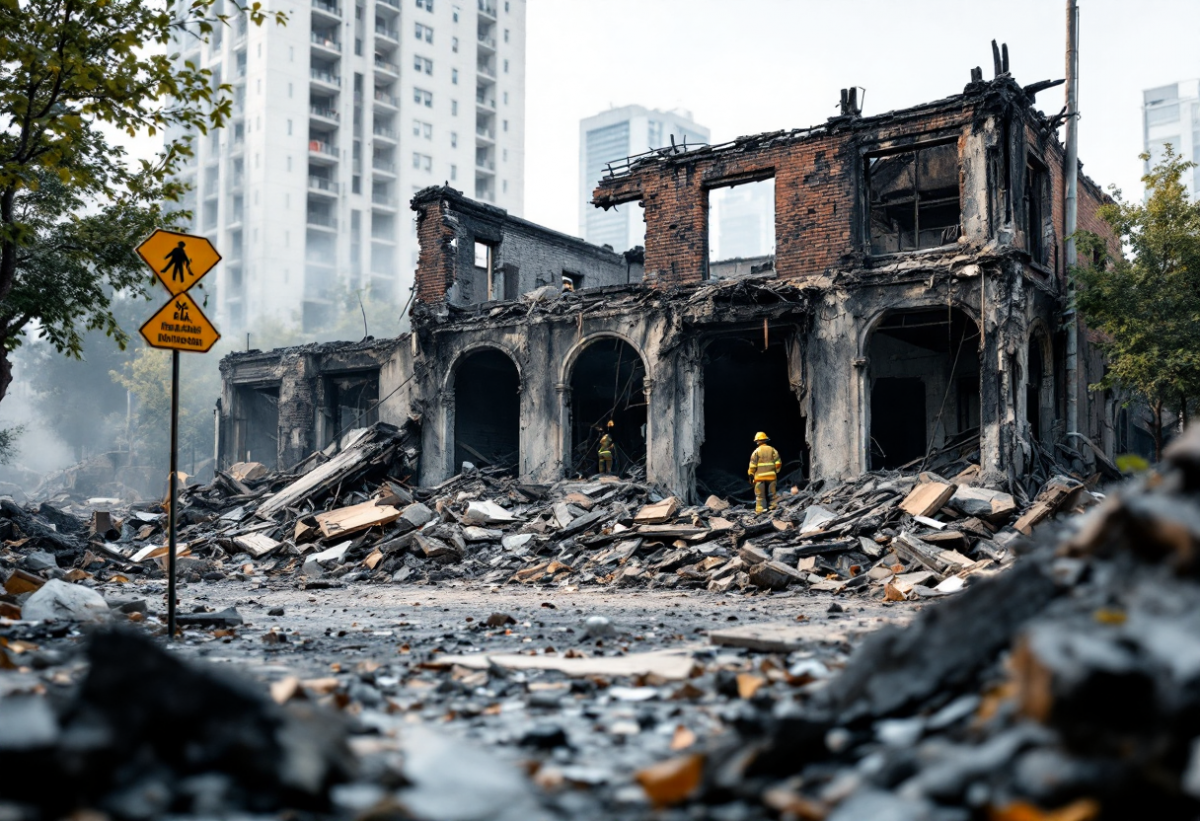 Tragedia a Cassano delle Murge: due giovani perdono la vita in un incendio