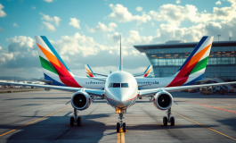 Frecce Tricolori in volo sopra l'aeroporto di Pantelleria