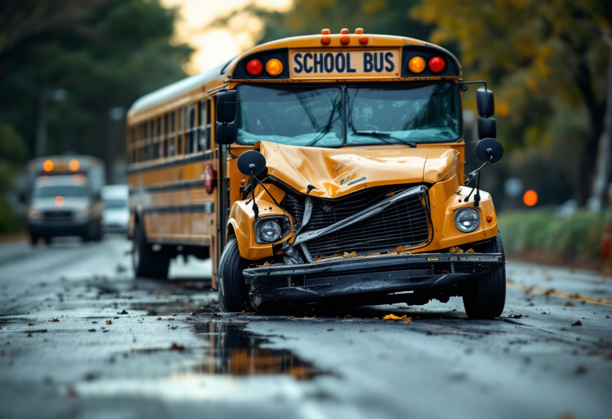 Incidente mortale sulla Pedemontana: coinvolti scuolabus e Tir