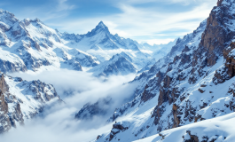 Scialpinista in difficoltà sul Monte Bianco