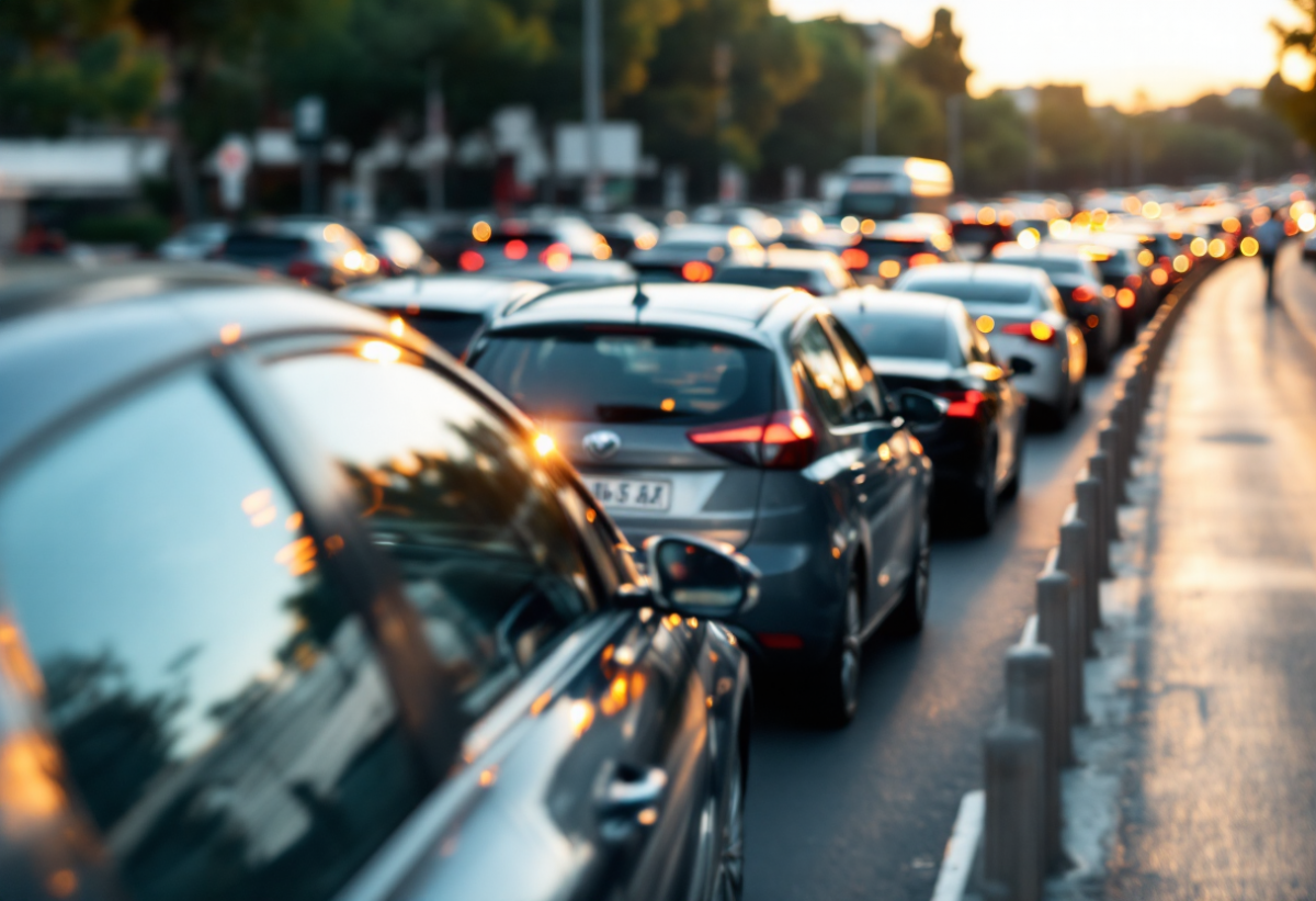 Traffico bloccato sul Grande Raccordo Anulare di Roma per incidente