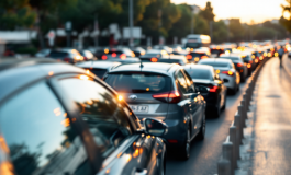 Traffico bloccato sul Grande Raccordo Anulare a Roma
