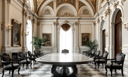 Meloni, Salvini e Tajani durante incontro a Palazzo Chigi