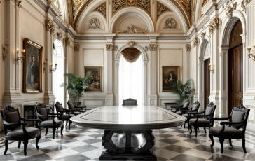 Meloni, Salvini e Tajani durante incontro a Palazzo Chigi