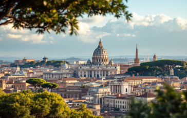 Il Papa e il sindaco di Roma durante un incontro significativo