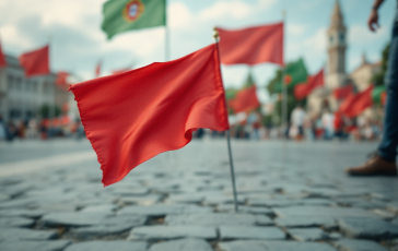 Mappa che rappresenta il legame tra Italia e Portogallo