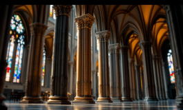 Leone XIV con i cardinali in un contesto ecclesiastico