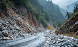 Frana in Friuli Venezia Giulia durante maltempo